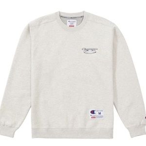 Supreme champion 3D metallic crew neck sweatshirt
